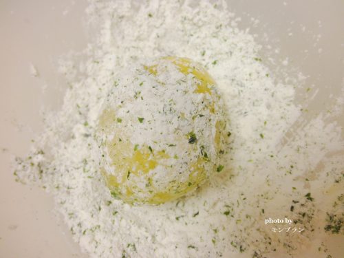 自家製冷凍卵で作る天ぷら